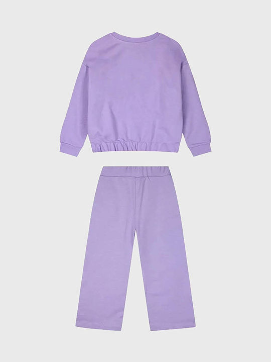 Energiers Kids Sweatpants Set lila