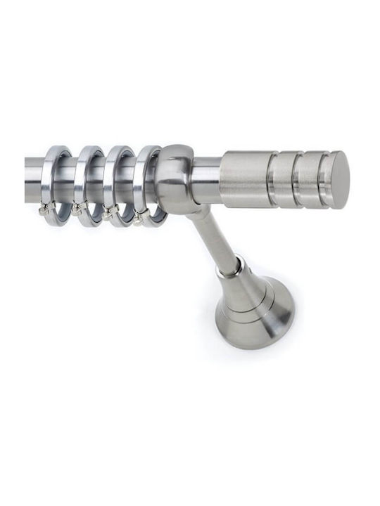 Anartisi Metallic Curtain Pole S17 Single Φ25mm 160cm Nikel satin