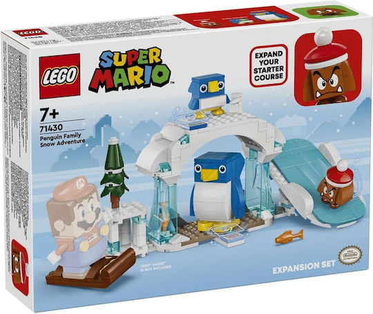 Lego Super Mario Penguin Family Snow Adventure Expansion Set for 7+ Years