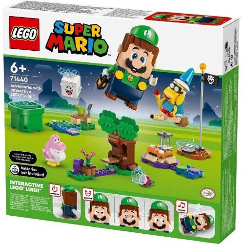 LEGO Super Mario Adventures with Interactive Lego Luigi for Ages 6+ 210 Pieces
