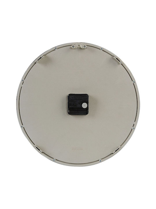 Wanduhr Ø 34 cm Weiß Daroca