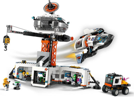 LEGO City Space Base și Rampă de Lansare Rachetă pentru 8+ Ani 1422 Bucăți