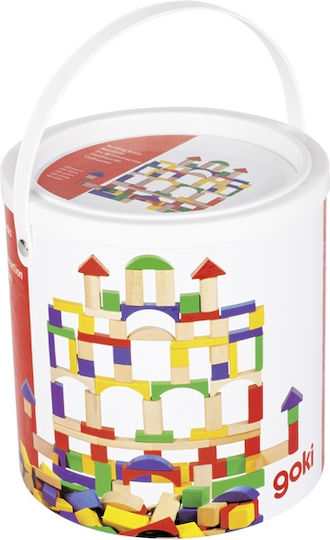 Goki Wooden Building Blocks For 2+ Years 100 Pieces