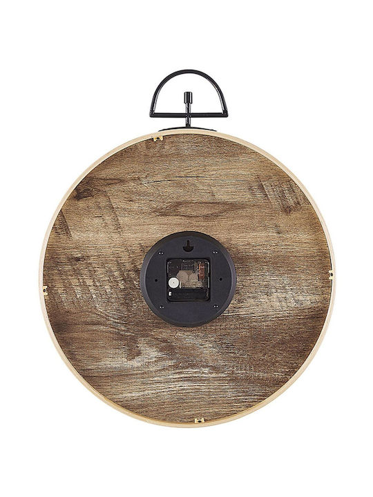 Wall Clock Ø 40 Cm Light Wood Opfikon