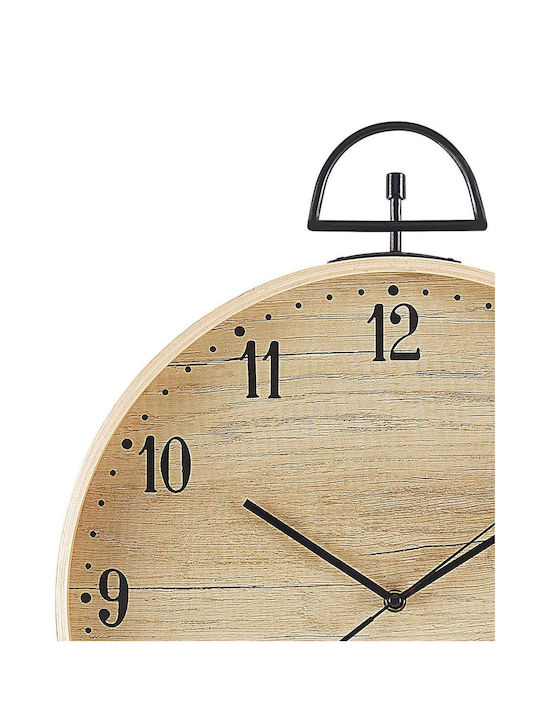 Wall Clock Ø 40 Cm Light Wood Opfikon