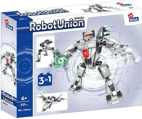 Alleblox Bauklötze 3in1 Robot Union für 6+ Jahre 221 Stück