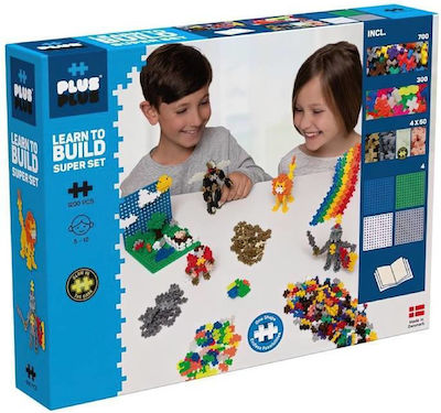 Plus Plus Blocuri de construcție Plus Plus Basic - Learn To Build pentru 5 - 12 ani 1200buc