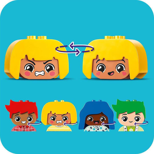 LEGO Duplo Big Feelings & Emotions Pentru 1.5+ Ani 23 Bucăți