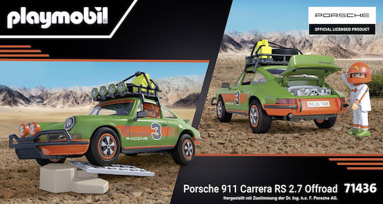Playmobil Porsche 911 Carrera Rs 2.7 Offroad за 5-99 години