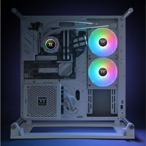 Thermaltake TH280 V2 ARGB v2 Υδρόψυξη AIO CPU με 2 Ανεμιστήρες 140mm Λευκή