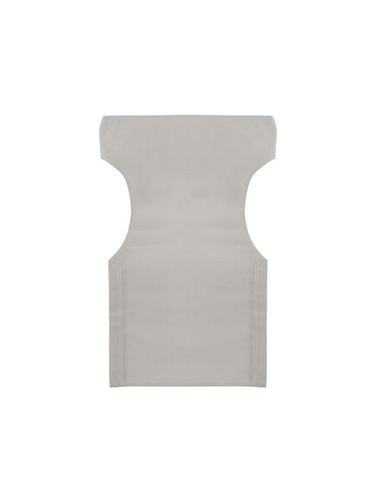 HomeMarkt Waterproof Director Chair Cover Ecru 53x80cm