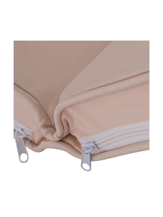 HomeMarkt Garden Chair Cushion with Backrest Chios Beige 45x45cm