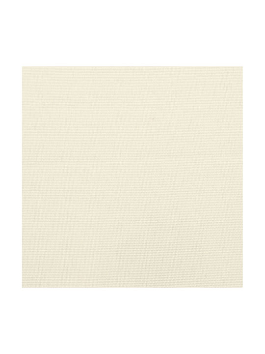 vidaXL Wasserdichtes Gartenstuhlkissen für Sitzbank Cremé 180x50cm
