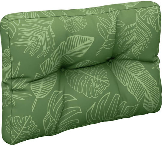 vidaXL Garden Chair Cushion with Backrest Green 2 Pieces 50x50cm