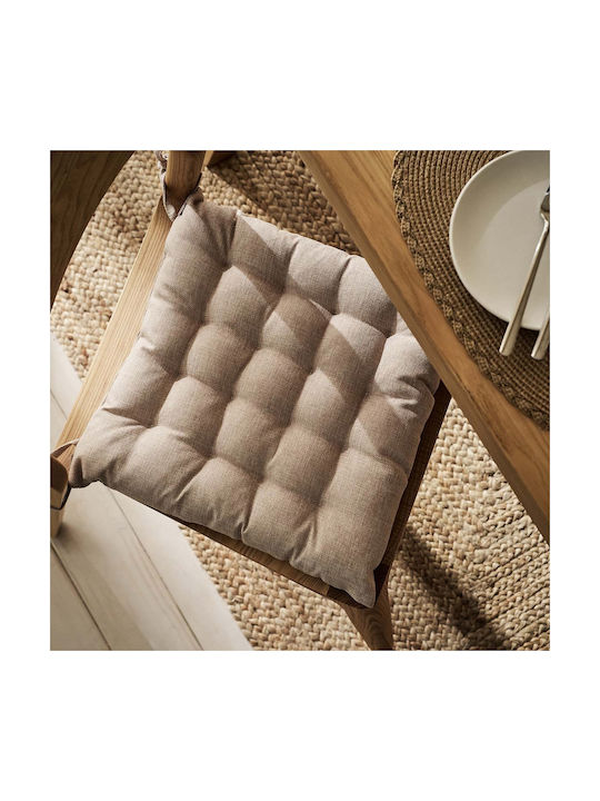 Gofis Home Garden Chair Cushion Beige 40x40cm