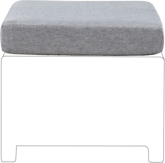 Beliani Garden Chair Cushion Gray 50x50cm