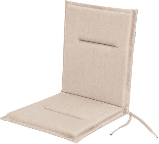 Garden Chair Cushions Beige 45x96cm