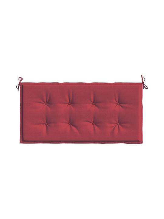 vidaXL Pernă De Bancă De Grădină Burgundy 120x50 Cm