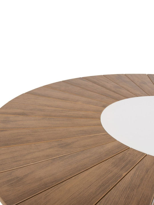 Tisch Stabil Moril White 120x120cm