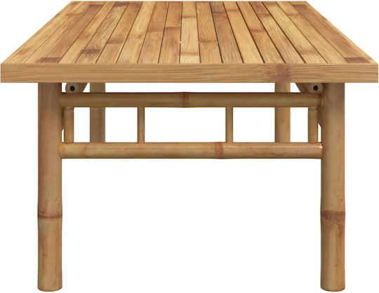 Masa Masa de lounge pentru spații exterioare de bambus 110x55x35buc