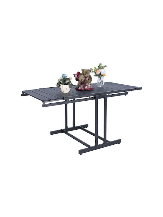 Metal Masa Catering pentru spații exterioare Pliabil CAFE 147.5x76.5x73.6buc