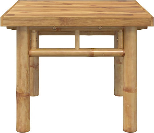 Masa Masa de lounge pentru spații exterioare mici de bambus 45x45x35buc