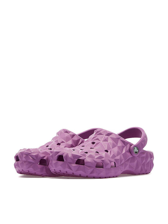 Crocs Classic Geometric Clog Women's Anatomic Clogs Purple
