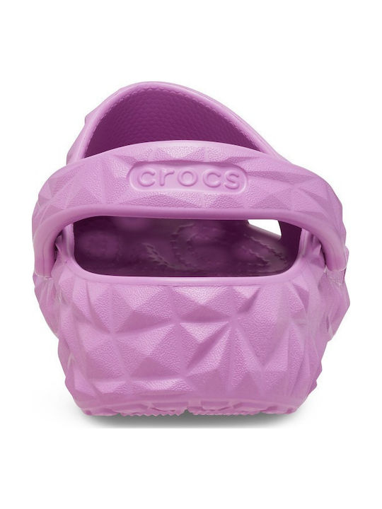 Crocs Classic Geometric Clog Women's Anatomic Clogs Purple