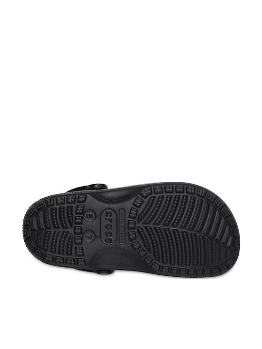 Crocs Classic Σαμπό Μαύρα