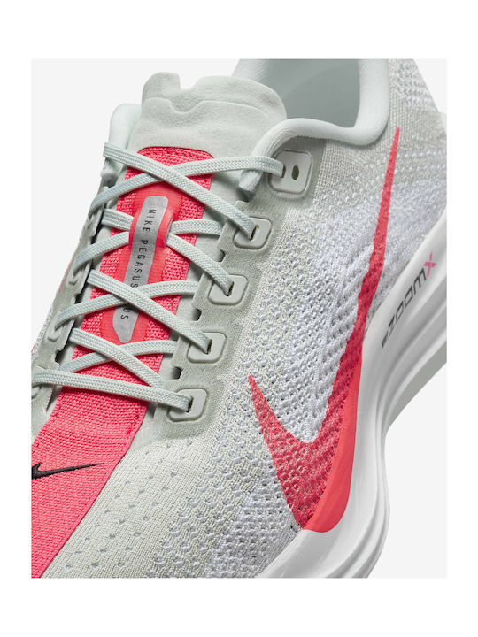 Pegasus Plus Sport Shoes Running Barely Grey / White / Black / Hot Punch