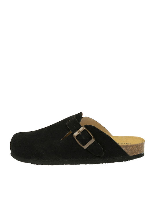 Blogg Anatomical Leather Women's Slippers Black