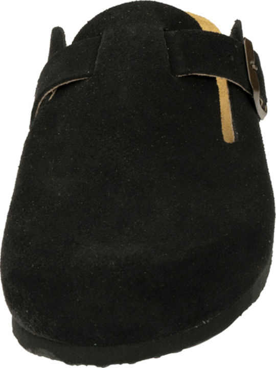 Blogg Anatomical Leather Women's Slippers Black