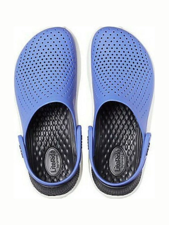 Crocs Literide Damen Anatomisch Clogs Blau