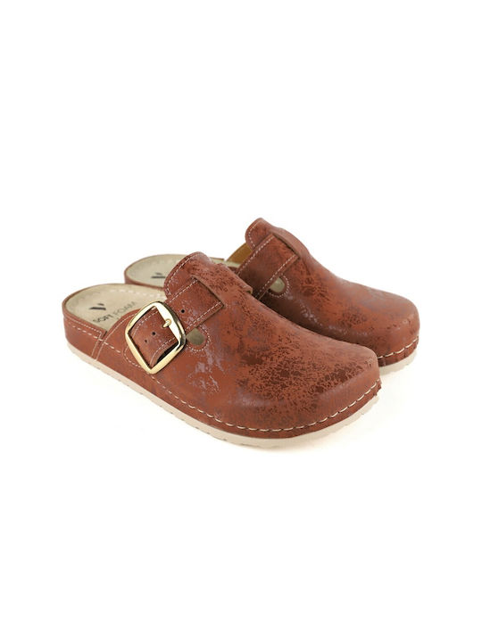 Vesna Anatomic Clogs Brown