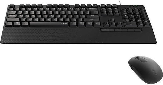 Rapoo NX2000 Tastatur & Maus Set Englisch US