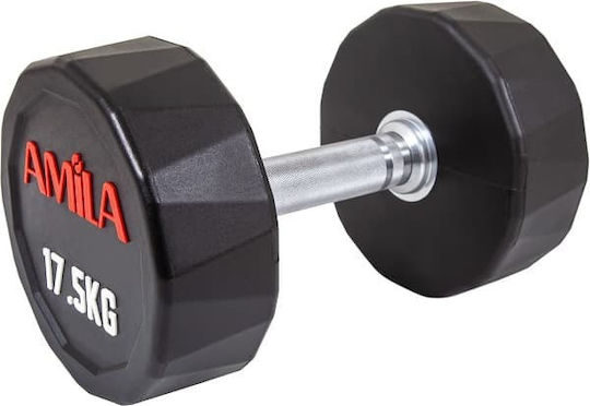 AMILA Polygon Series Βαράκι Δεκάγωνο Λαστιχένιο 1 x 4kg