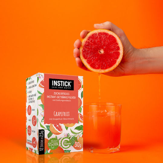 Instick Χυμός σε Σκόνη Grapefruit 2.5gr 12τμχ