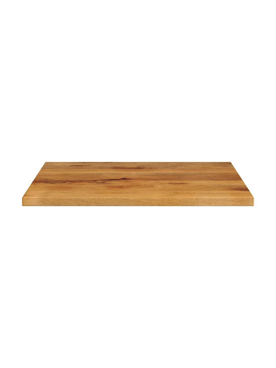 vidaXL Square Table Surface made of Solid Wood Mango 80x80x2.5cm 371610 1pcs