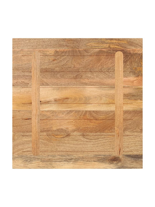 vidaXL Square Table Surface made of Solid Wood Mango 80x80x3.8cm 371545 1pcs