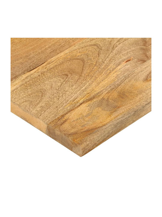 vidaXL Триъгълна Повърхност на масата Масивно дърво Mango 70x70x2.5см 371474 1бр