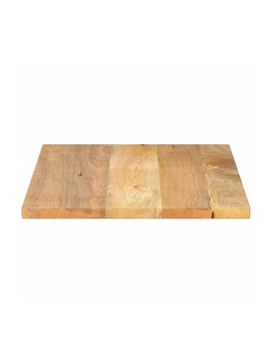 vidaXL Rechteckig Tischoberfläche aus Massivholz Mango 70x50x3.8cm 371523 1Stück