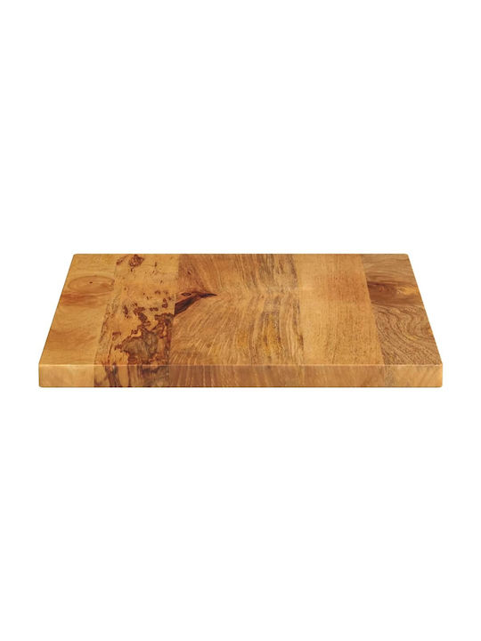 vidaXL Rectangular Table Surface made of Solid Wood Mango 60x50x2.5cm 371587 1pcs
