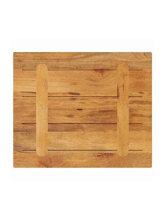 vidaXL Rectangular Table Surface made of Solid Wood Mango 60x50x2.5cm 371587 1pcs