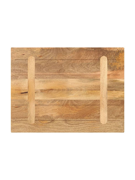 vidaXL Rechteckig Tischoberfläche aus Massivholz Mango 70x50x3.8cm 371523 1Stück