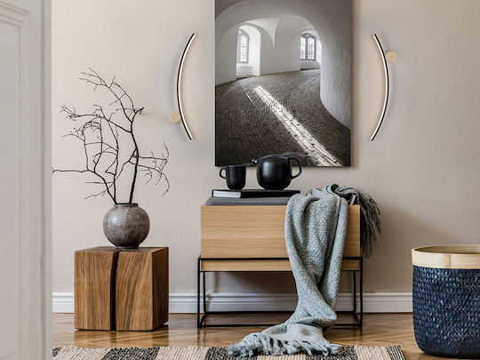 Smile Lamp Wall LED Black 13x57cm