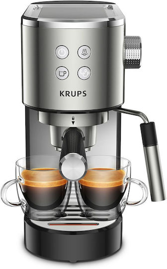 Krups Virtuoso Espressomaschine 1400W Druck 15bar Schwarz