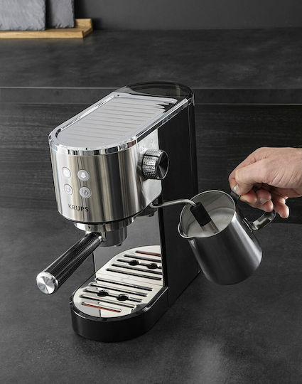 Krups Virtuoso Espressomaschine 1400W Druck 15bar Schwarz