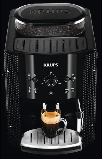 Krups Automatic Espresso Machine 1450W Pressure 15bar with Grinder Black EA810B70