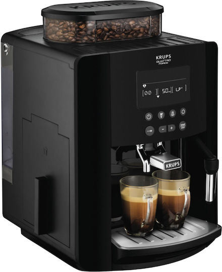 Krups Arabica 1450W Налягане 15бар с мелачка Черна