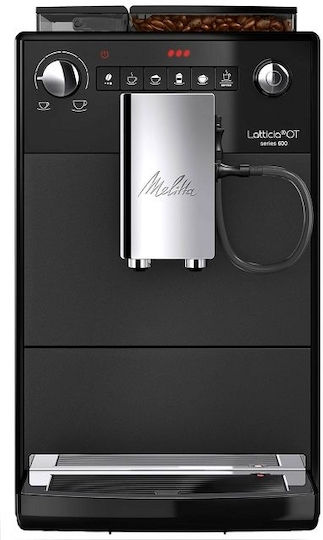 Melitta Latticia OT Automatic Espresso Coffee Machine 1450W Pressure 15bar with Grinder Frosted Black F30/0-100